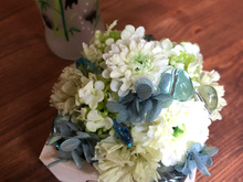 100均枡で☆キラキラ爽やかアレンジ