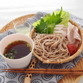 夏にうれしい!冷たいそばレシピ「和風つけポンそば」