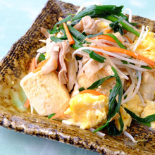 【くらし薬膳】汗で失った潤いチャージ★豆腐チャンプルー~夏の薬膳