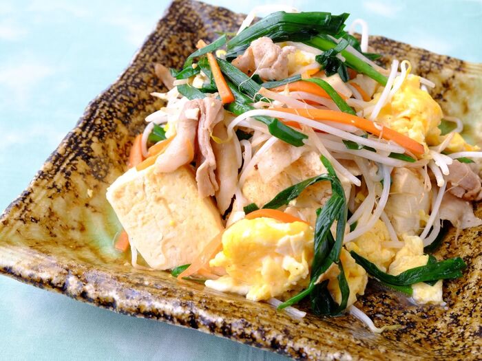 【くらし薬膳】汗で失った潤いチャージ★豆腐チャンプルー~夏の薬膳