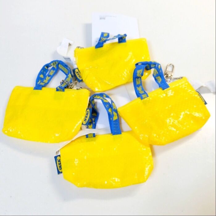 手のひらサイズのIKEAバッグ、原宿店限定はイエロー!