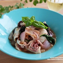 ちょいエスニック♪【レシピ】イカのバジル炒め