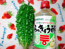 手軽にゴーヤ♡らっきょう酢で〜ほろ苦美味しく♡