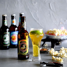 凍らせライムで!ひんやり爽やかビール