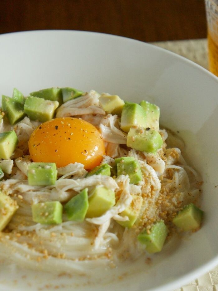 まろやか♪ アボカド豆乳ゴマそうめん