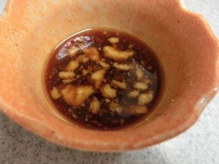 2.生姜だれを作る