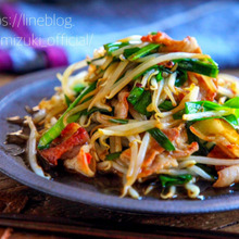 ♡5分de完成♡肉ニラもやし炒め♡【#簡単レシピ#時短#節約#コスパ#豚肉】