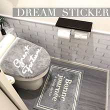 【トイレDIY後編】壁紙はホワイトレンガにチェンジ!