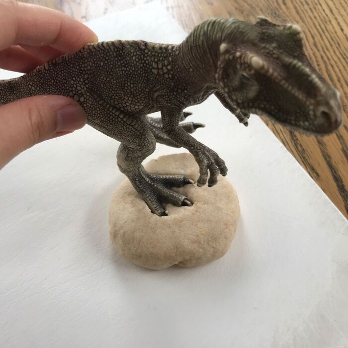 好きなオモチャをスタンプする