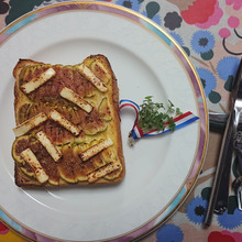 Toast de la blanche figue しろいちじくのトースト、クリチが応援!!