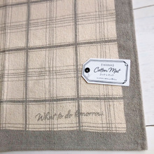 セリア♡グレイが気に入ったチェック柄のコットンマット♡