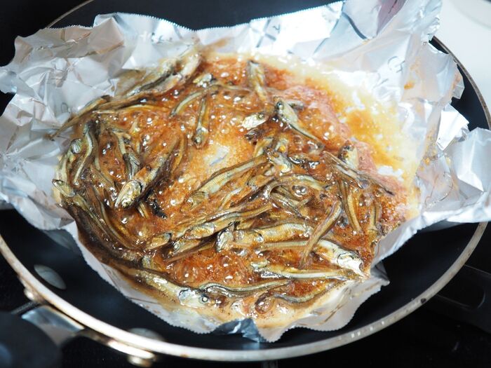 小魚を投入!