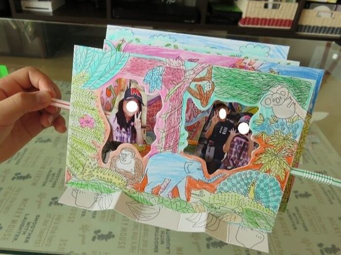 コロナでも空想旅行【紙芝居風】!(^^)!