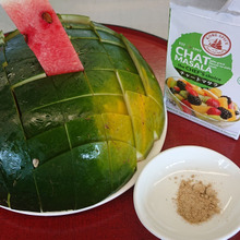 🍊🍊🍊 西瓜の新しい・・・・食べ方!! チャットマサラに恋して・・・・ 🍊🍊🍊