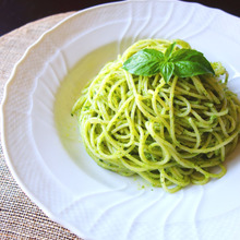 クルミと小松菜のジェノベーゼ