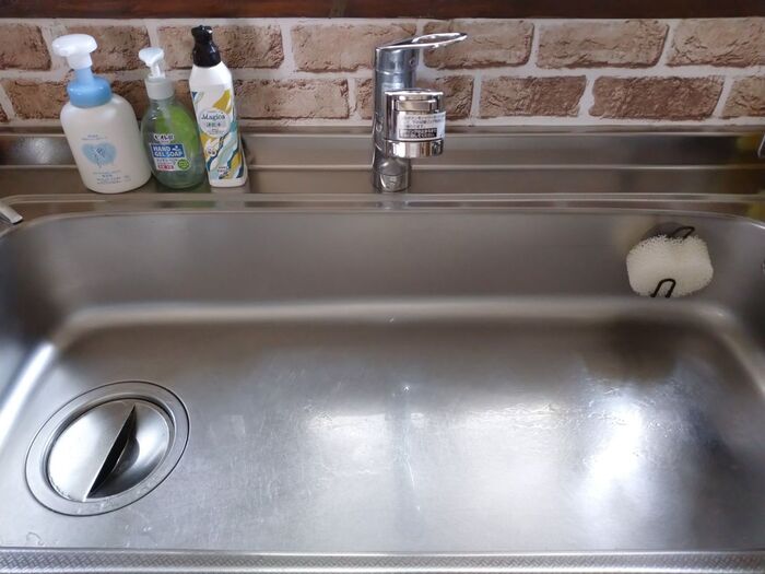 ステンレス製の「洗い桶」使っていました。