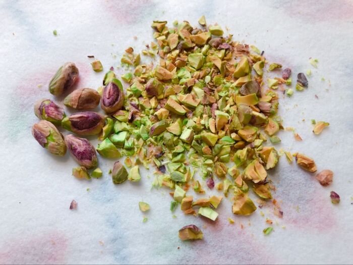 包丁で細かく刻みます♡