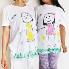 親子でお揃いTシャツ♪作り方やモチーフもいろいろ♪