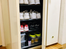 玄関クローゼット【消臭剤置くのをやめました】