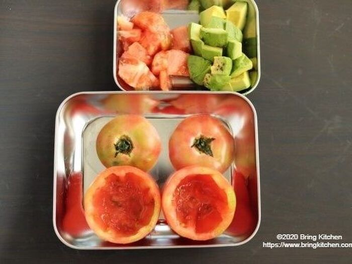 2.食材を切る。