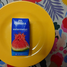 watermelon juice 果汁100%香料着色料、人工甘味料不使用。