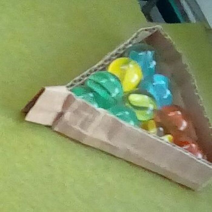 ビー玉をきれいに並べるために