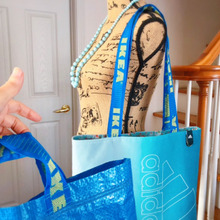 TシャツとIKEAのショップ袋で個性派バッグインバッグ★