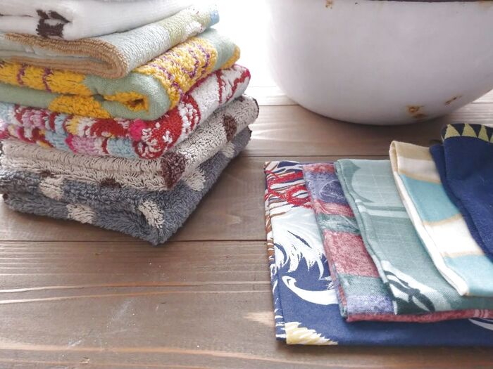 その➁ハンカチの種類も変える!