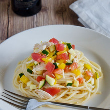 夏野菜をたっぷりと!冷製パスタ