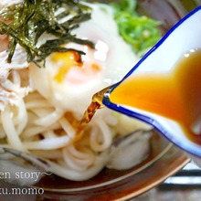 ひんやり~♪サラサラ食べられる★しっとりササミと味付け海苔の冷たい麺