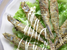 ししゃも☆さくっと!青のりカレー揚げ 【15分以内主菜兼おつまみ】