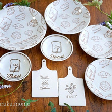 100均ミーツのカフェ風『ベーカリー柄の食器』が可愛い❤