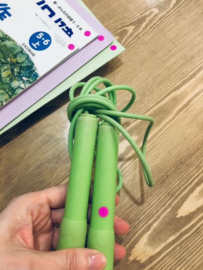 ついでに、縄跳びにも!