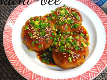簡単激ウマ♪茄子たっぷり!カレー照り焼き豚つくね