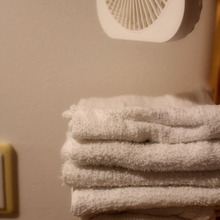 バスタオル、やめました。