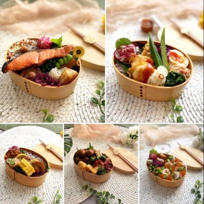 お弁当のすき間埋めおかずと夫弁当5日間