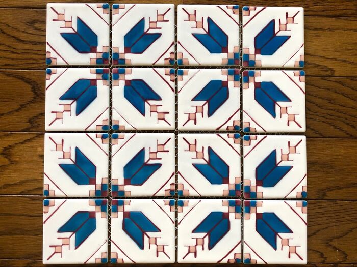 ヴィンテージタイルと合わせて