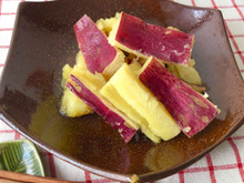 【材料2つでおやつやお弁当】さつまいも粉ふき☆美容美肌効果‼