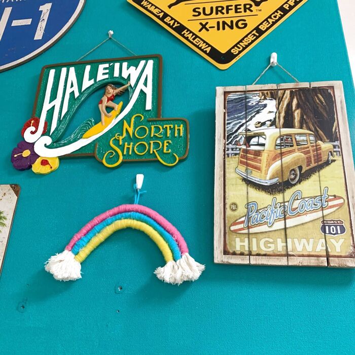 100均商品で出来る‼︎子どもと一緒にレインボーな雑貨を作ったてみた!