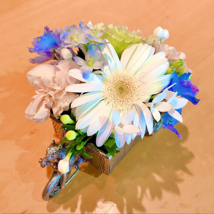 小さなお花畑で家を彩り♡
