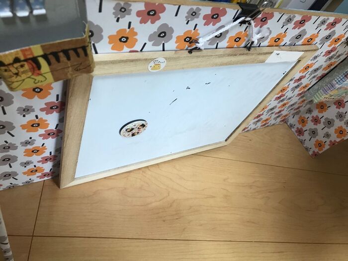 可動型学習用衝立パート2 (テーブルを即席学習机に