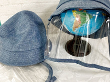 しまむらで発見‼︎コンパクトになるフェイスシールド付きハット