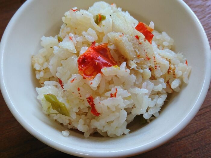 ★炊飯器で簡単ピラフ★鱈とパプリカ