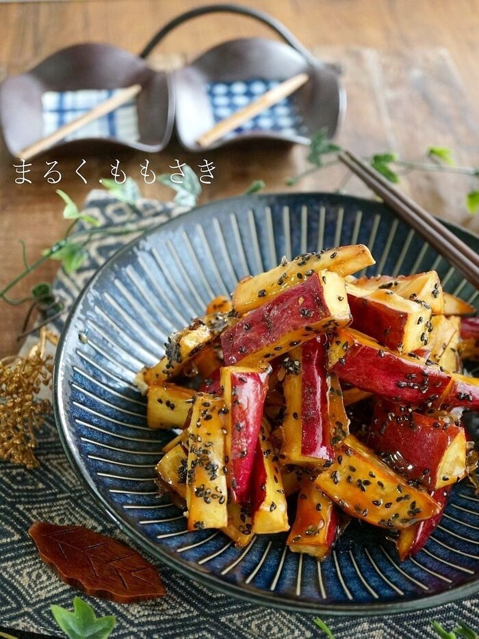 さつま芋が美味しい季節💛カリカリ♪ホクホク♪スティックポテト