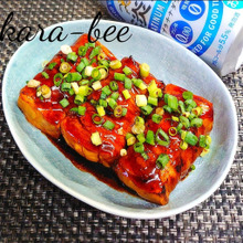 ビールが進む♪めちゃウマ!焼き豆腐の肉巻き蒲焼き