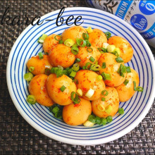 お弁当やおつまみに♪うずらの卵のピリ辛焼肉のたれ炒め