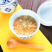 便利な野菜だし使用♪【簡単!四川風ぽかぽかスープ】