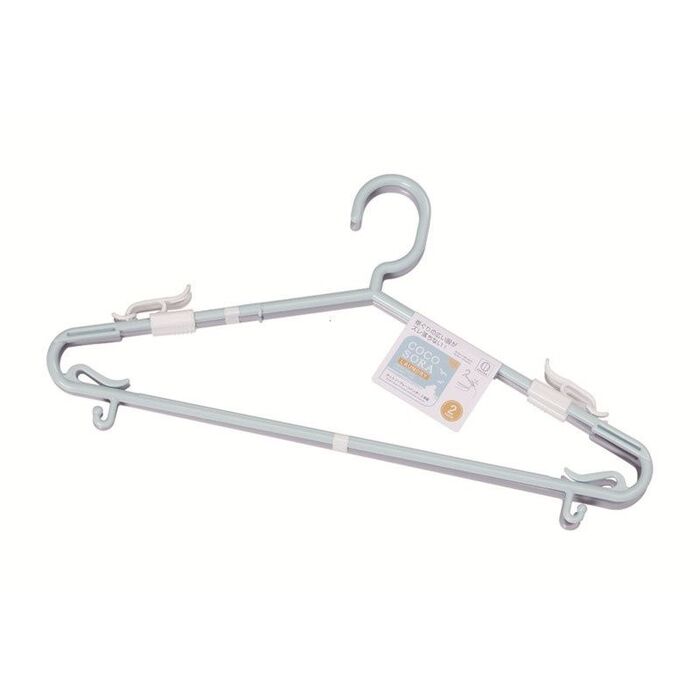 ●カットソープレーンハンガー2本組/COCOSORA ココソラシリーズ