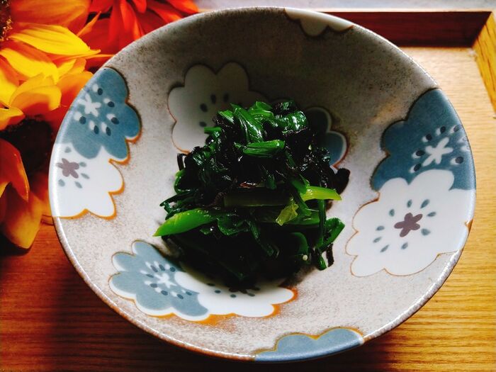★ニラの塩昆布和え★