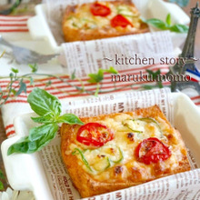 カロリーオフ!カフェ風♪器ごと食べれる~厚揚げピザ